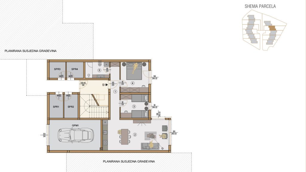 Projekt Valdebek Zgrada 8 prvi kat