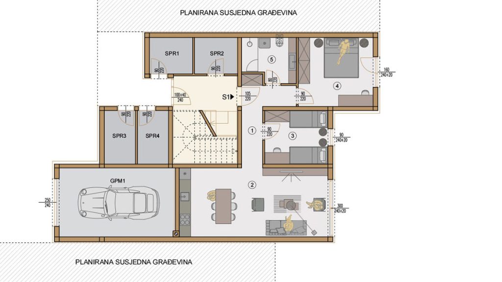 Projekt Valdebek Zgrada 10 prizemlje