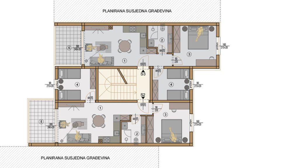 Projekt Valdebek Zgrada 10 prvi kat
