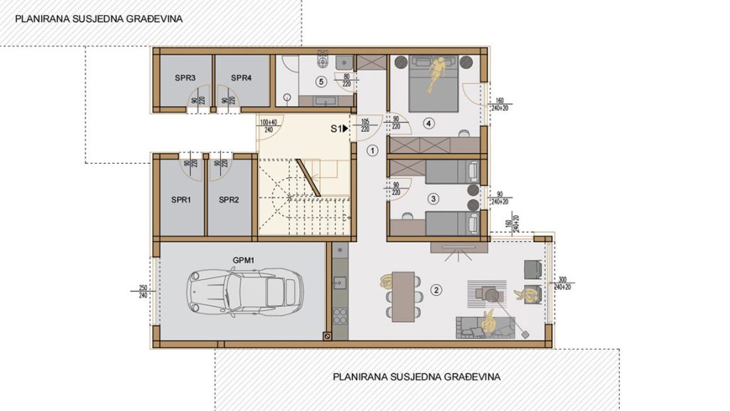 Projekt Valdebek Zgrada 8 pprizemlje