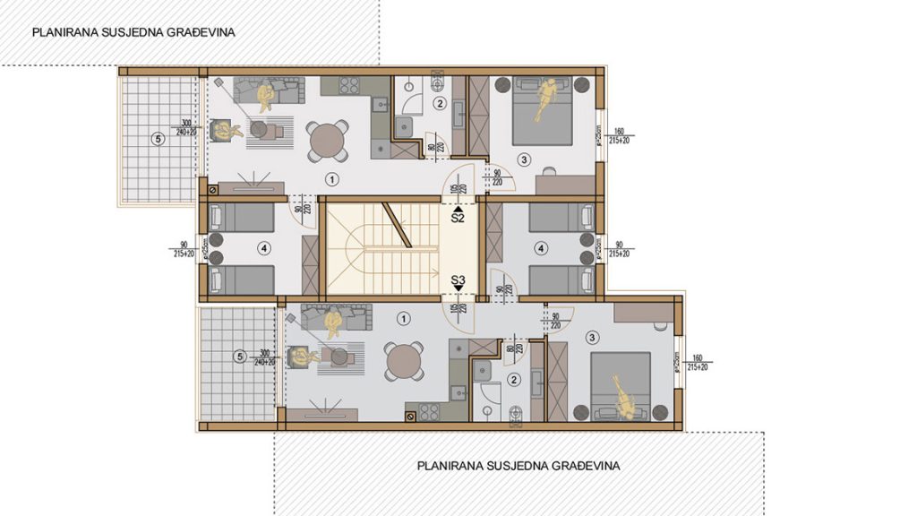 Projekt Valdebek Zgrada 8 prvi kat