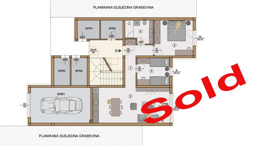 Projekt Valdebek Zgrada 10 prizemlje